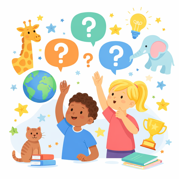 Quiz för barn – 40 roliga frågor till kalas, familj och tipspromenad ...